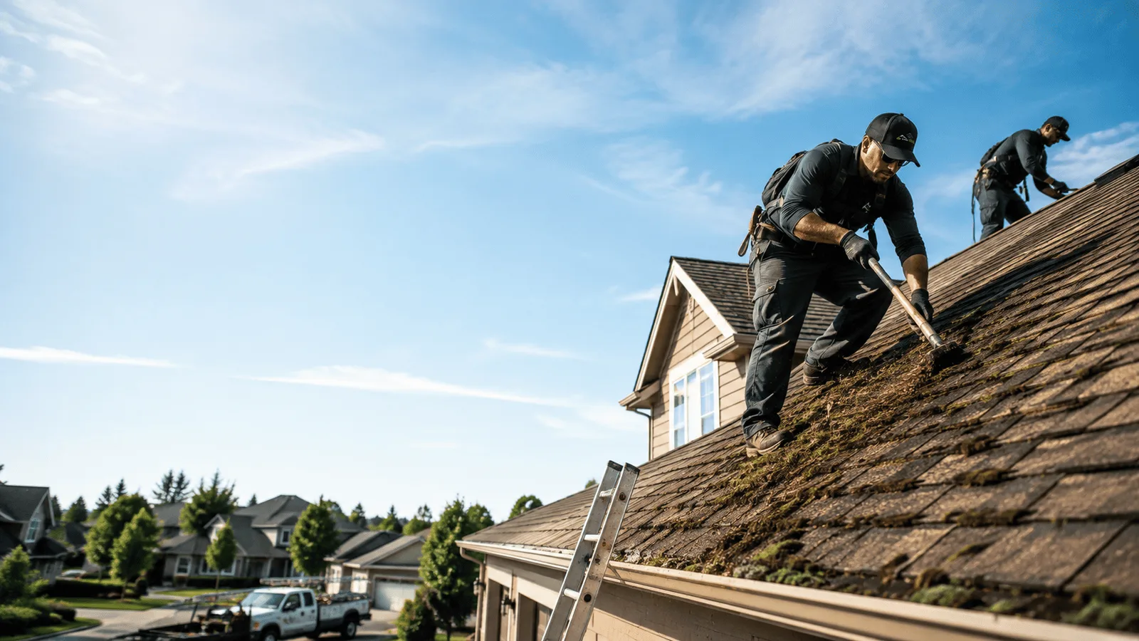 Roof Moss Removal in El Paso, AR near me